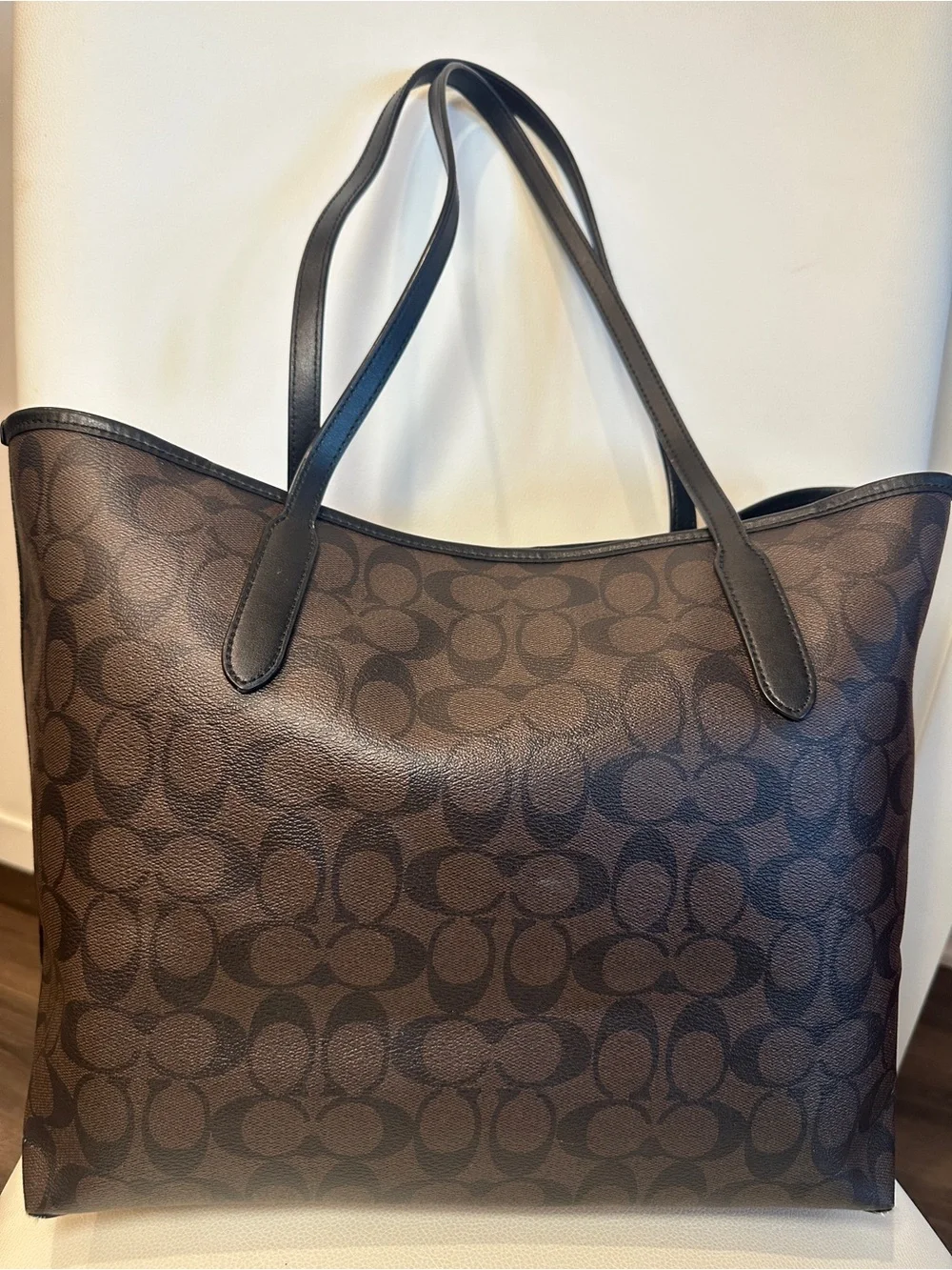 Coach brown signature